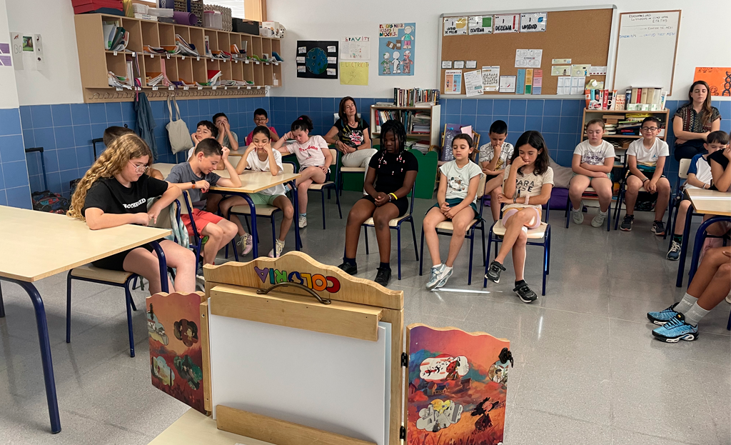 Uno de los tallres de creatividad y gestion emocional de Coloria