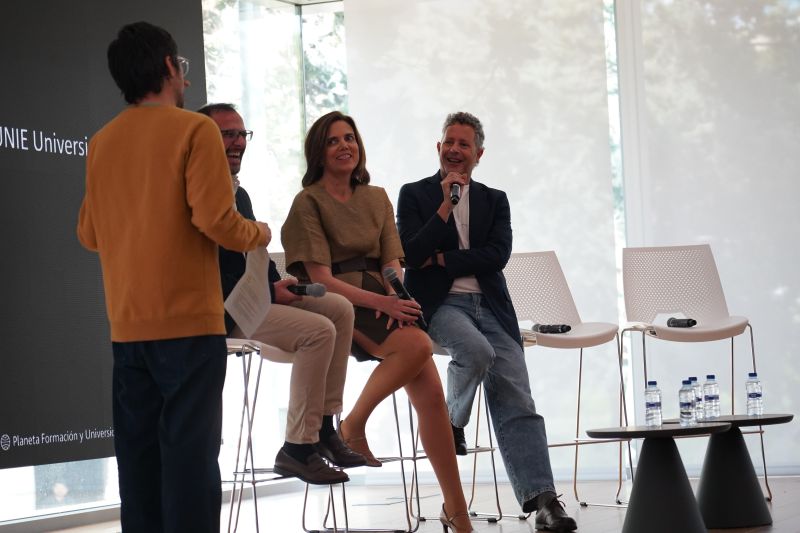 El presidente de Coloria, la encargada de Unie y el presidente del Hospital Universitario Niño Jesús